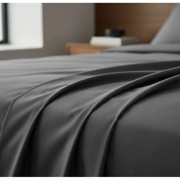 Cloudscape Linen Luxury Full Sheet Set 100% Egyptian Cotton 1000 Thread C. Gray - Picture 2 of 5